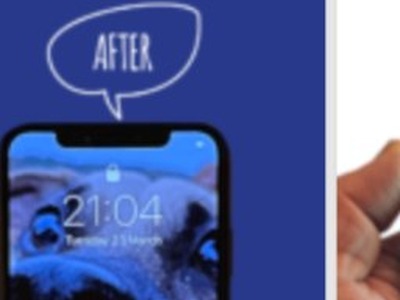 Samsung phone with new display after repair